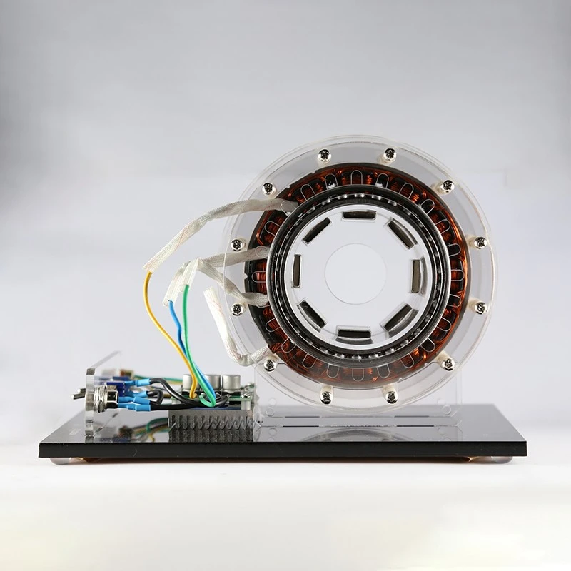 Bomba sin eje, modelo de Motor de empuje, Motor de Rotor interno sin escobillas, demostración de enseñanza de alta potencia, juguete de adorno de escritorio