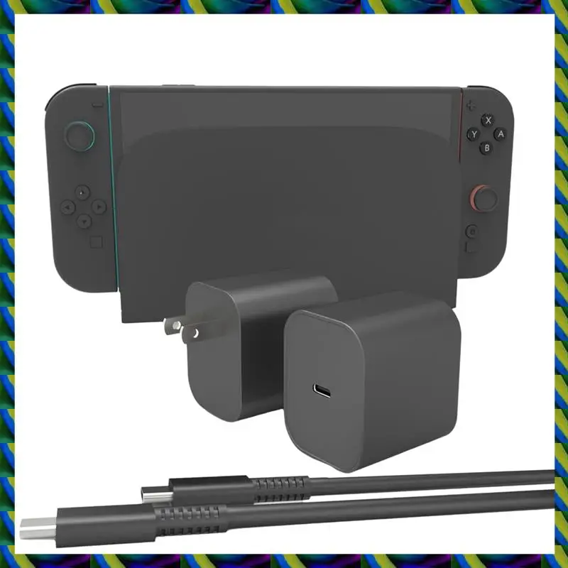 ทุกวันสําหรับ Switch2 Charger 60W AC Power Adapter สําหรับ NS Switch2 เกมคอนโซลอะแดปเตอร์ Wall Travel Type C Charger US PLUG