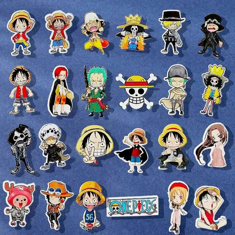 

Цельный аниме-товары, милый значок с героями мультфильмов, креативный персонализированный для мальчиков и девочек, украшение для рюкзака, акриловая брошь, подарок