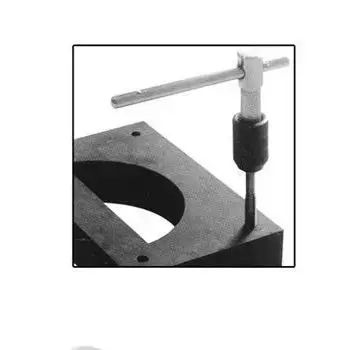 Adjustable Ratcheting T Handle Tap Wrench for M3 M6 Reamer Tool Steel Construction for Easy Repairs and Assembly