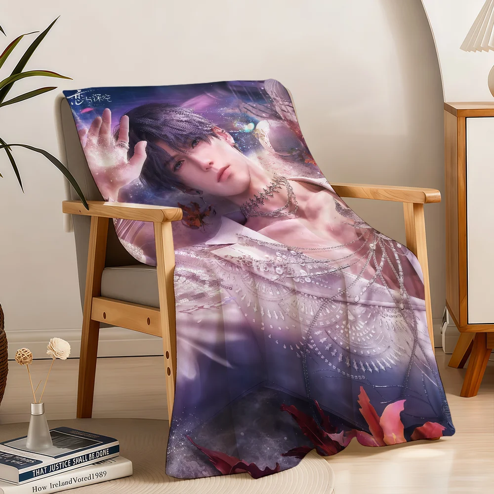 Blanket Anniversary Throw Deepspace Super Second Cosy Plush Living Room Sofa Couch Love Celebrate Childish Birthday Gifts