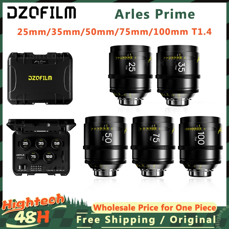 DZOFilm Arles T1.4 Prime Cine Lens 25mm-100mm: Profesyonel Görüntü Kalitesi İçin İdeal Seçim