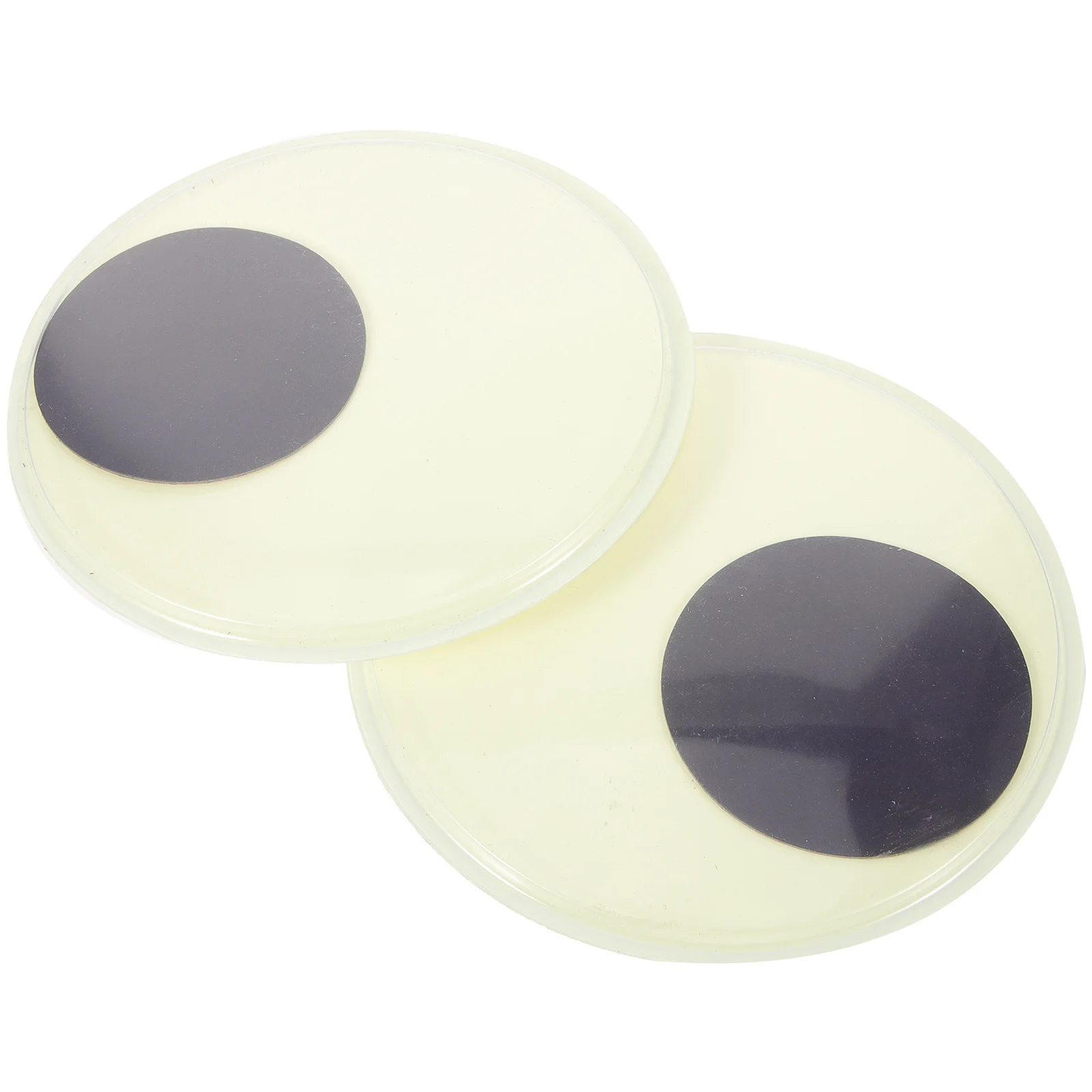 

2Pcs Luminous Fake Eyeballs for Crafts Smooth Surface Attachment DIY Fun Luminous Fake Eye Eyes Eyes Patches