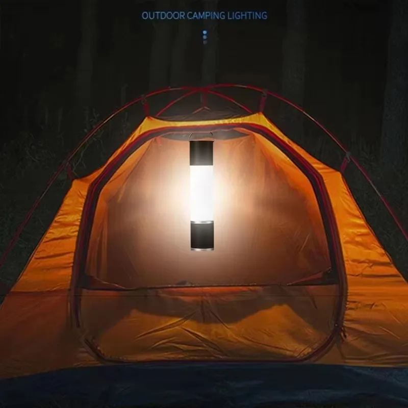Multifunctional LED camping light hook tent light camping light mounting tripod bracket adapter nut Type-C charging