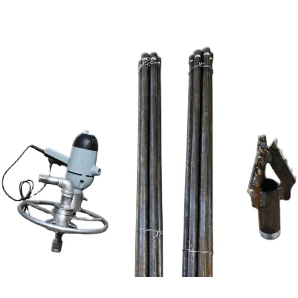 Household electric small drilling machine portable high-power drilling artifact draught irrigation drill head