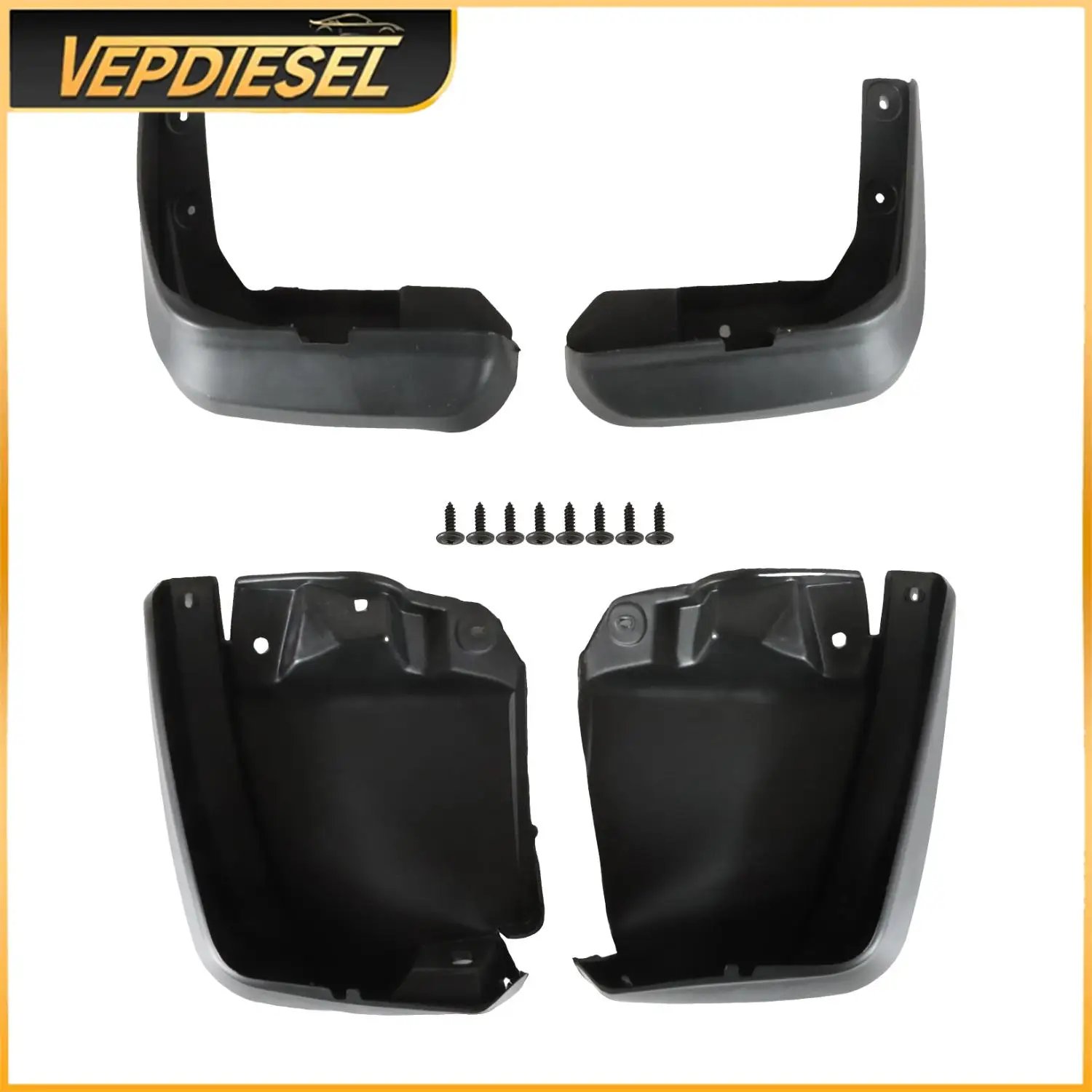 

74560TR0A01 4PCS Splash Guard Mud Flap for FOR Honda Civic 2012 2013 2014 2015