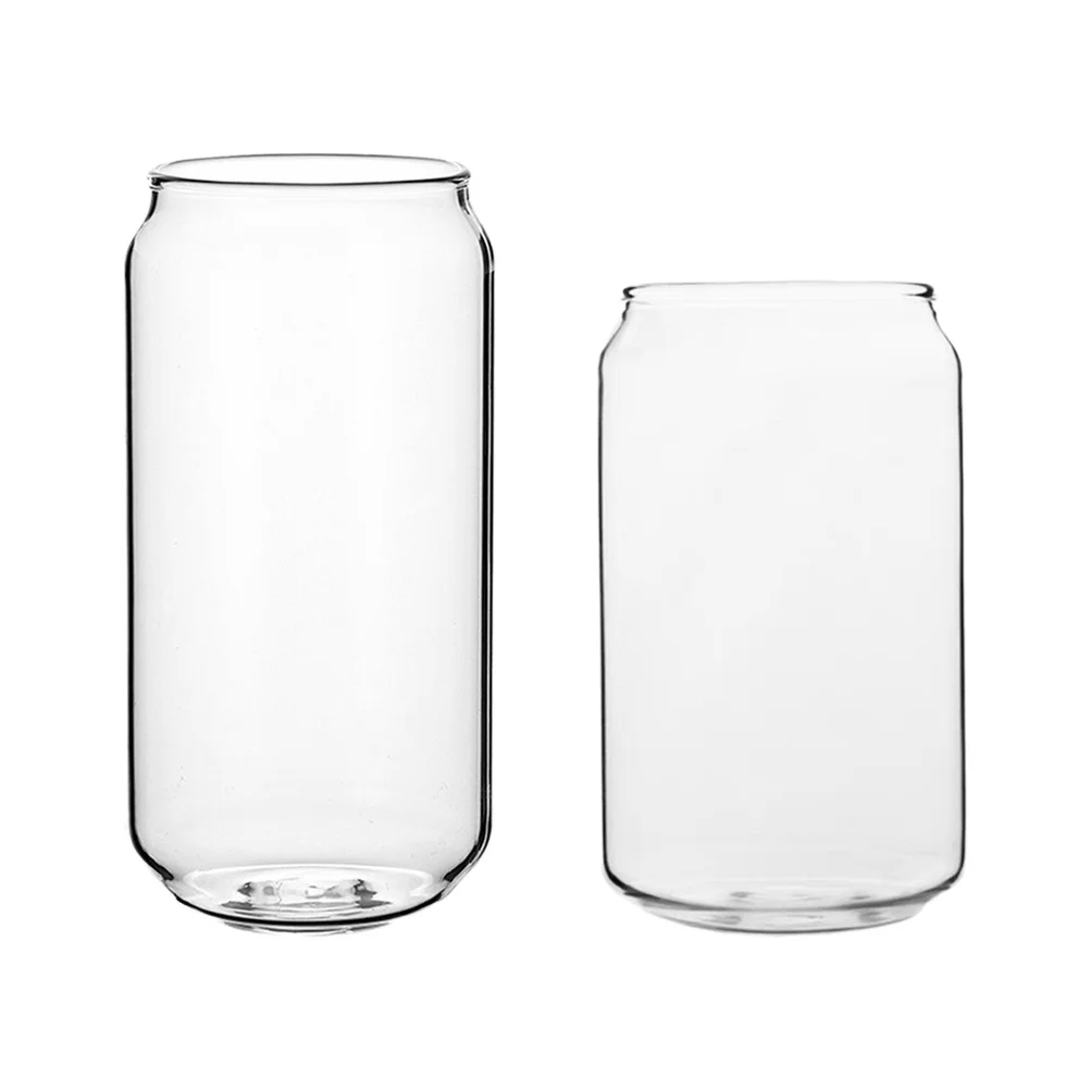 

2Pcs Premium Glass Cups Multiuse for Milk Juice Coffee Chic Look Long Lasting Party Wedding Banquet Drinkware Glass Cup