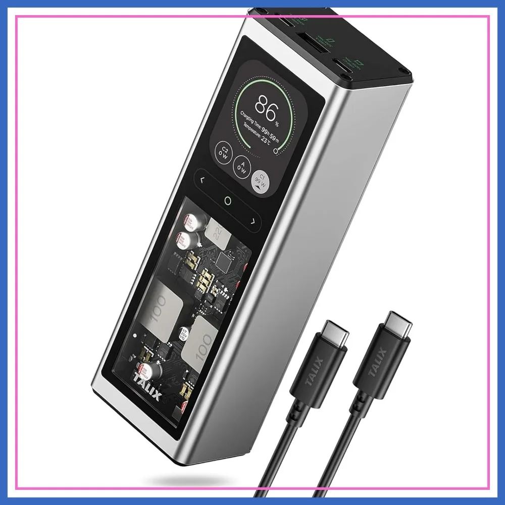 

140W Power Bank 20000mAh Laptop Portable Charger PD 3.1 Fast Charging 3 Ports Digital Display for MacBook Lenovo Dell iPhone Samsung TSA Approved