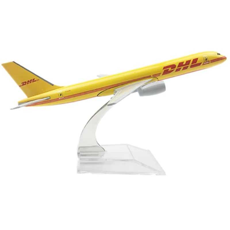 

16 см самолеты DHL B757 самолет из сплава модель самолета игрушки детский подарок Коллекционная