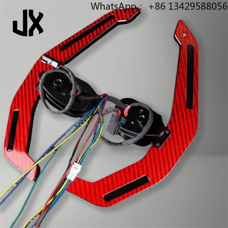 Upgrade Carbon Fiber Magnetic LED Shift Paddles Modified for Mercedes-Benz E-Class AMG GLE CLA GLB GLK Steering Wheel Add-On