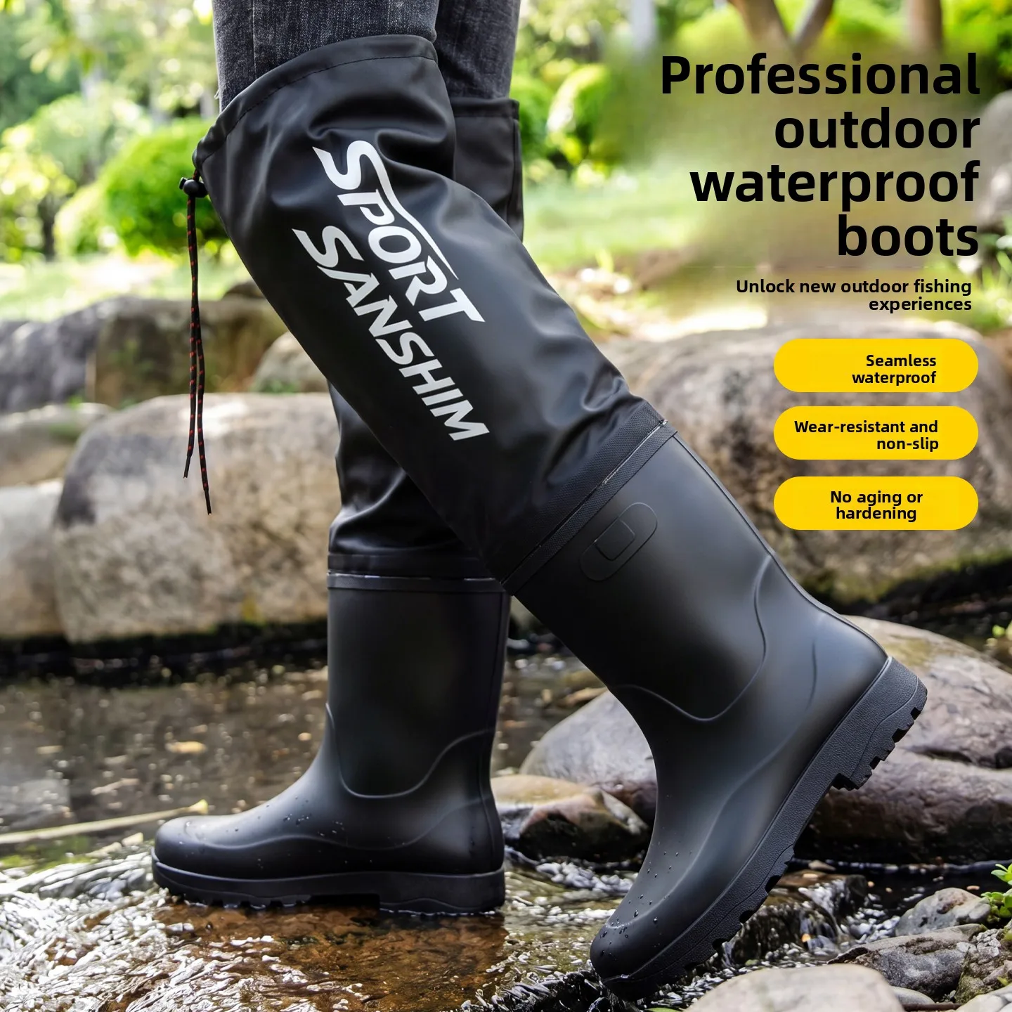 bottes-d'exterieur-montantes-a-talon-epais-antiderapantes-et-resistantes-a-l'usure-pour-hommes-bottes-de-pluie-impermeables-montantes-jusqu'aux-genoux-pour-la-peche-et-la-wading-printemps-et-automne