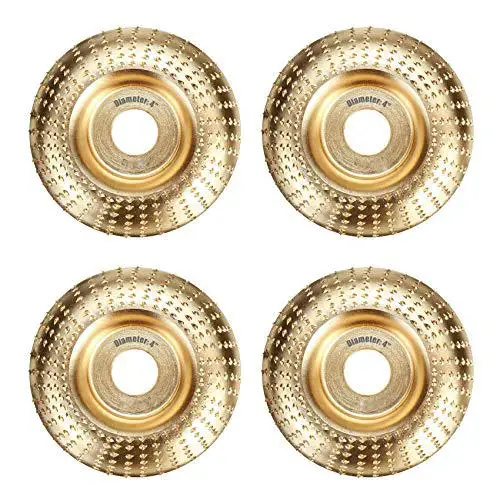 Gỗ Tạo Hình Đĩa 4 "16Mm Cấu Tạo Máy Mài Góc Chạm Khắc Gỗ Đĩa Cắt Gỗ Bánh Xe Grindering Định Hình Đĩa 4-1/2 Inch Máy Xay