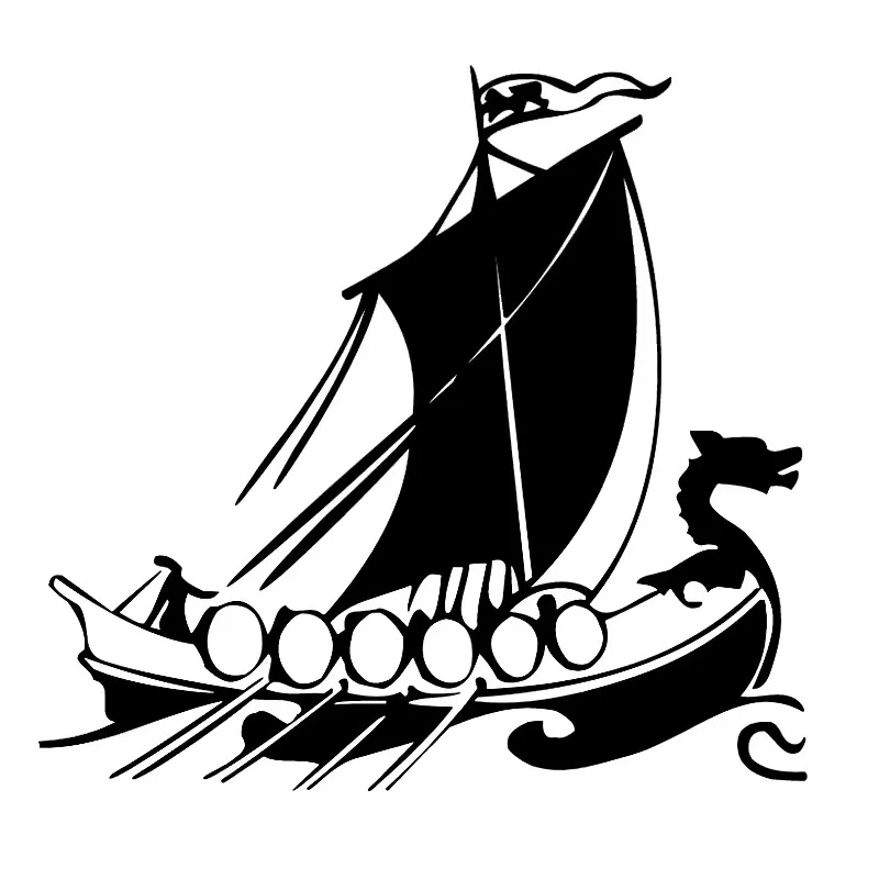 

15*14,2 см. Дизайн лодки-дракона, оконный бампер, аксессуары для мотоциклов, украшения, виниловые водонепроницаемые наклейки для автомобиля