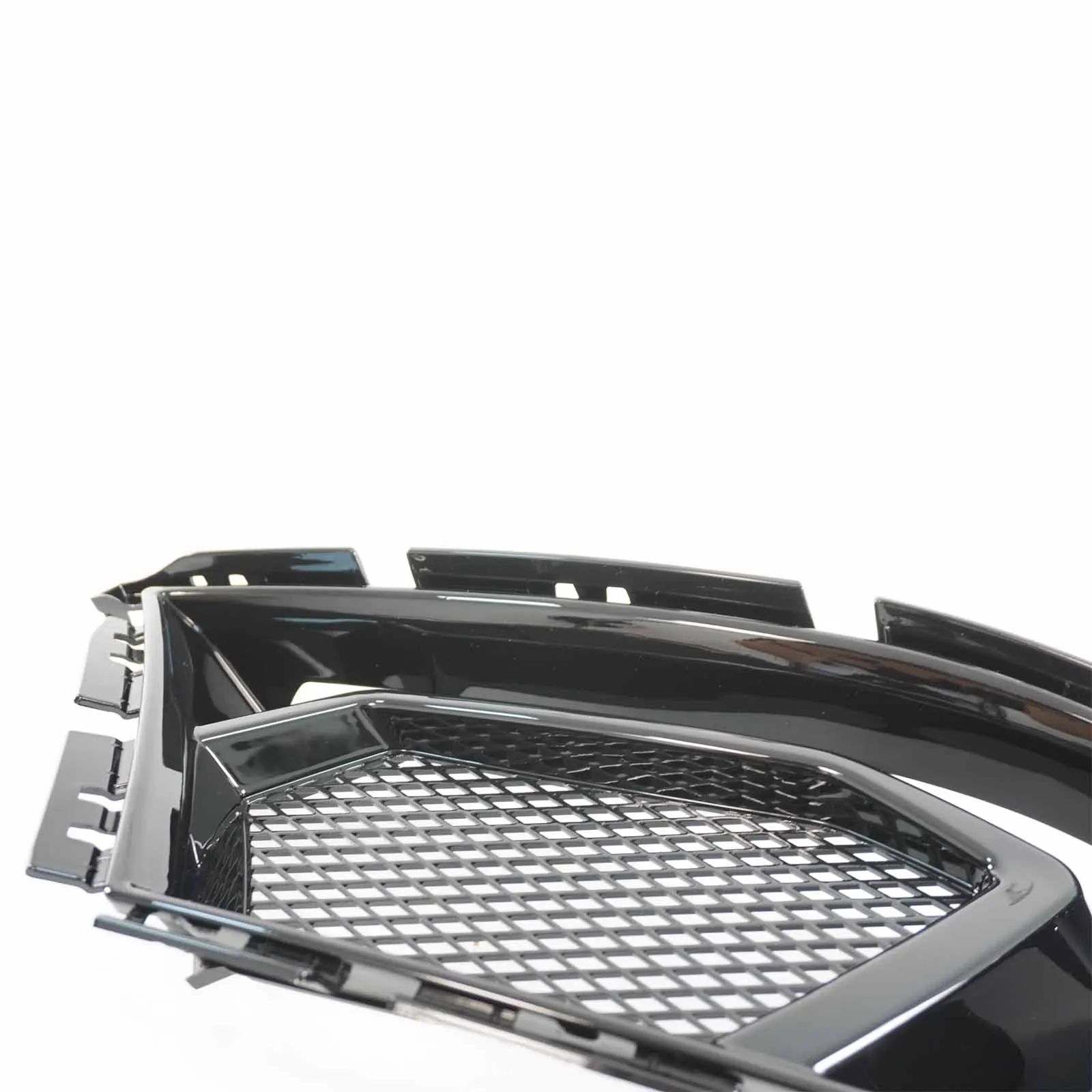 ل BMW M3 M4 G80 G82 G83 2021-2024 2 قطعة المصد الأمامي للسيارة غطاء فتحة التهوية اكسسوارات السيارات لامع أسود/ألياف الكربون نمط