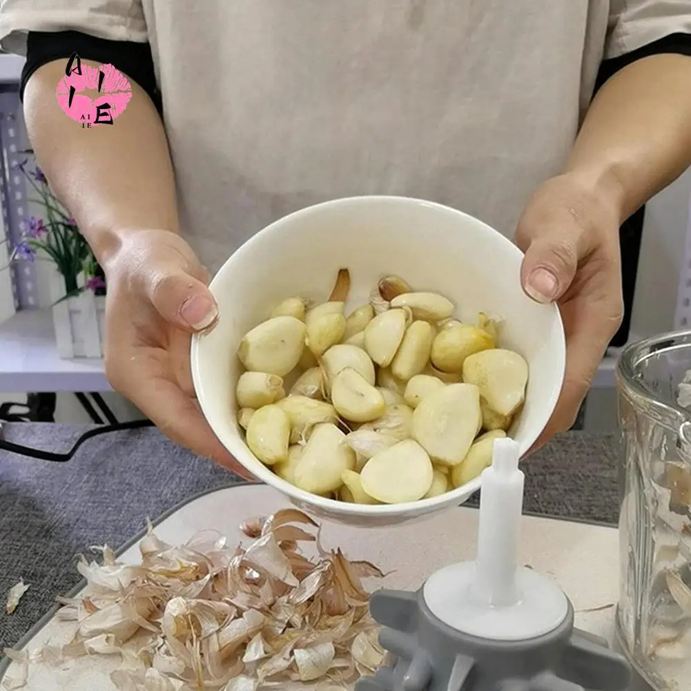 

A11E-Silicone Garlic Roller Quick Peeling Garlic Clove Peeling Machine, Peeling No Odor Garlic Peeling Tool