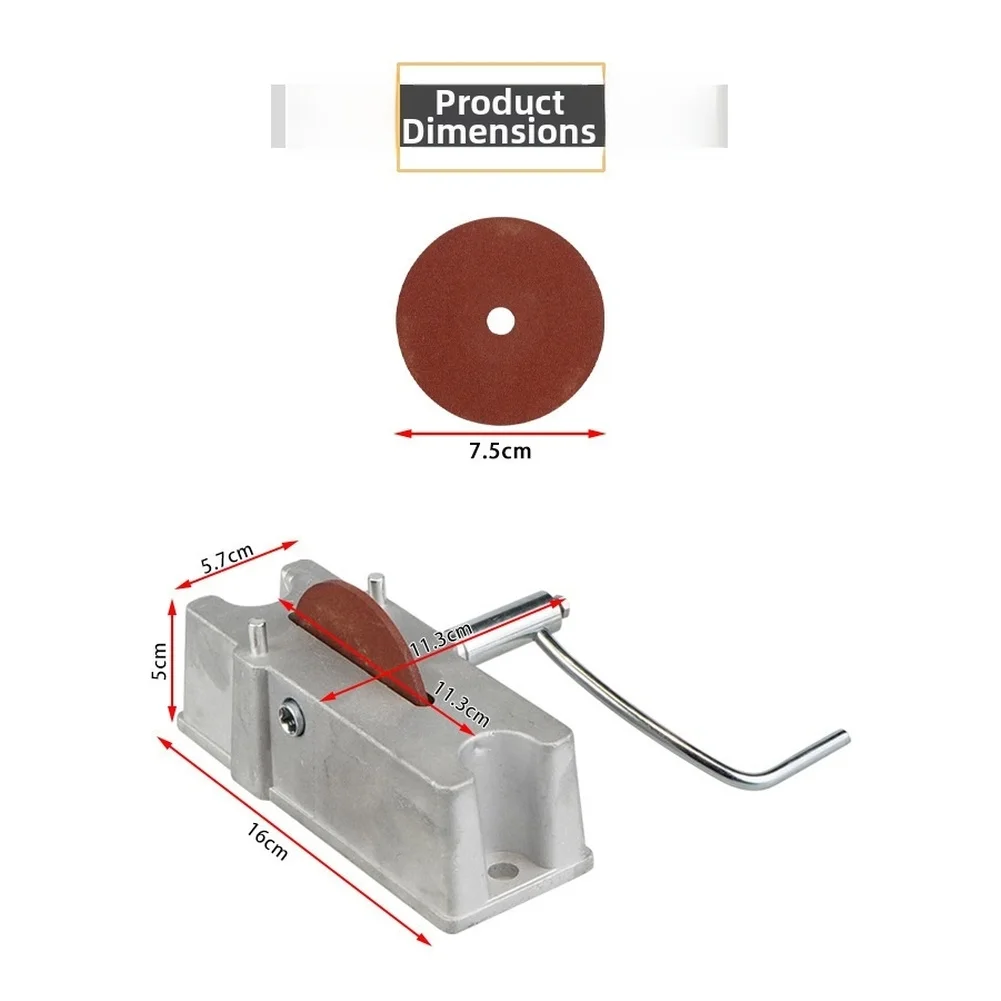 Piston Ring Filer Tool for 66785 and 66786 OEM Replacement Aluminum Alloy Manual Crank Operation for Engine Assembly and Repair