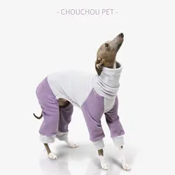 iggy turtleneck whippet greyhound pet clothing soft elastic splicing four-legged clothing