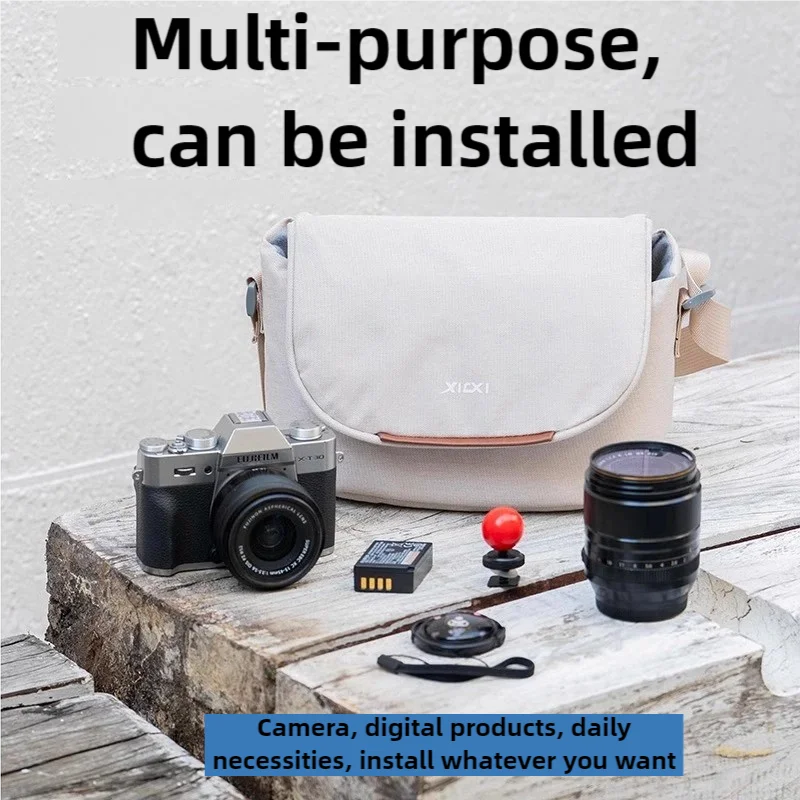 Canon R50 camera bag; Fujifilm XM5; XT50; Sony ZVE10; Nikon Z30; Polaroid instant; portable mirrorless camera photography bag. - Image 3