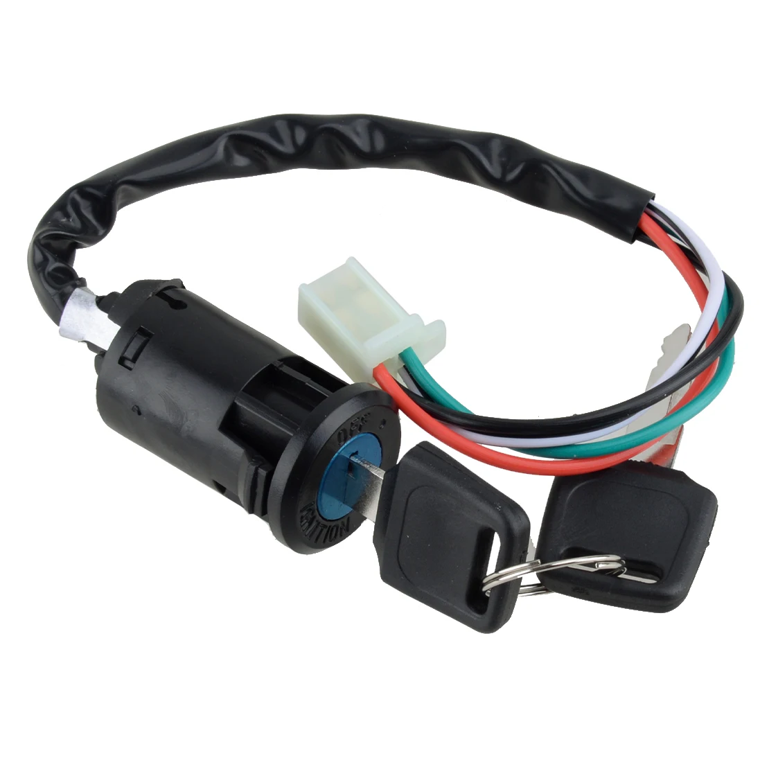 4 Wire Ignition Switch Key for Universal 50cc 70cc 90cc 110cc 150cc 250cc Motorcycle Dirt Bike Pocket Bike ATV Scooter