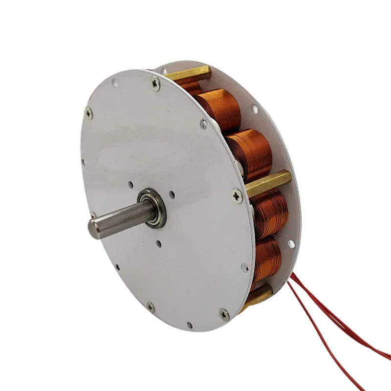 Micro-disc Generator with Iron Core, Strong Magnetic, Low Speed, High Power Generation, Multi-pole, Three-phase Alternator