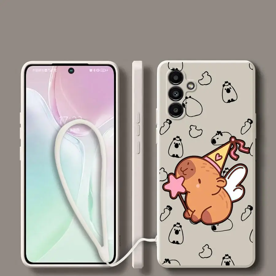 Caypabara Cartoon Cute Phone Case for Samsung Galaxy A13 A14 A16 A22 A52 A51 A11 A12 A35 A36 A26 A34 A24 A15 Soft Cover 