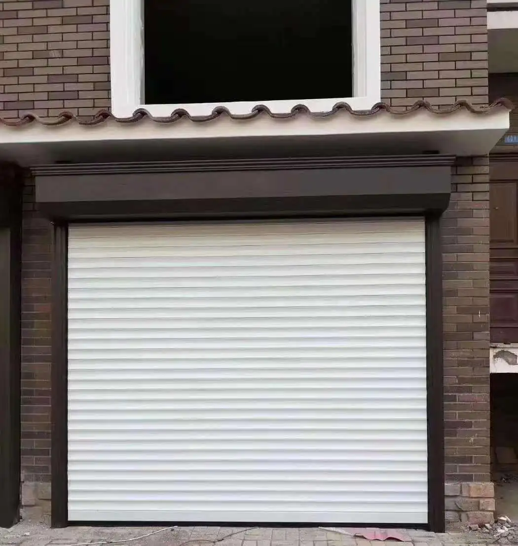 Affordable Suitable for Home Use Garage Door Aluminum Alloy Roll Up Garage Doors Easy To Clean All Weather Outdoor Garage Doors