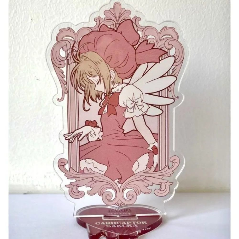 Cardcaptor Sakura Acrylic Stand Figure KINOMOTO SAKURA LI SYAORAN Anime Peripheral Cartoon CP Desktop Ornament Holiday Gift New