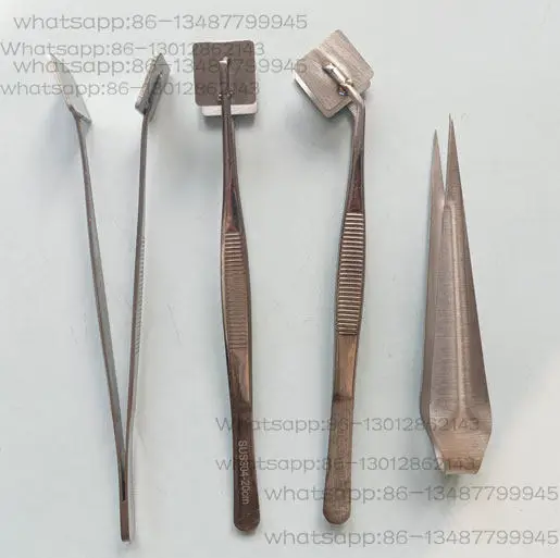 Square head, elbow, V-head, pointed head, round head, clip, tweezers, lamp, tool, thermoplastic glass