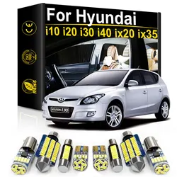 For Hyundai i10 i20 i30 i40 ix20 ix35 Tucson Santa Fe Santafe Accessories Car Interior LED Light Indoor Dome Lamp Auto Parts