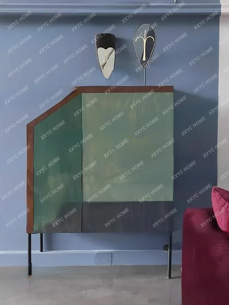 Italian minimalist postmodern side cabinet