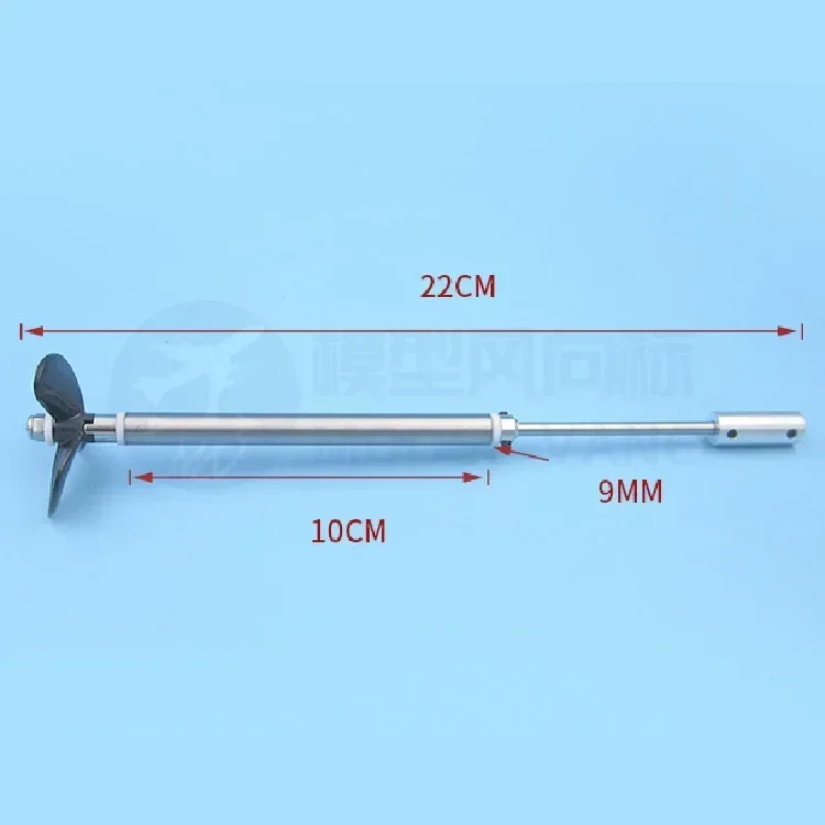 1pc 4mm L20cm StainlessSteel RC Boat Shaft+3-Blade Positive&Reverse Screw Propeller+L10cm Shaft Sleeve+Coupling-A/Cardan Joint-B