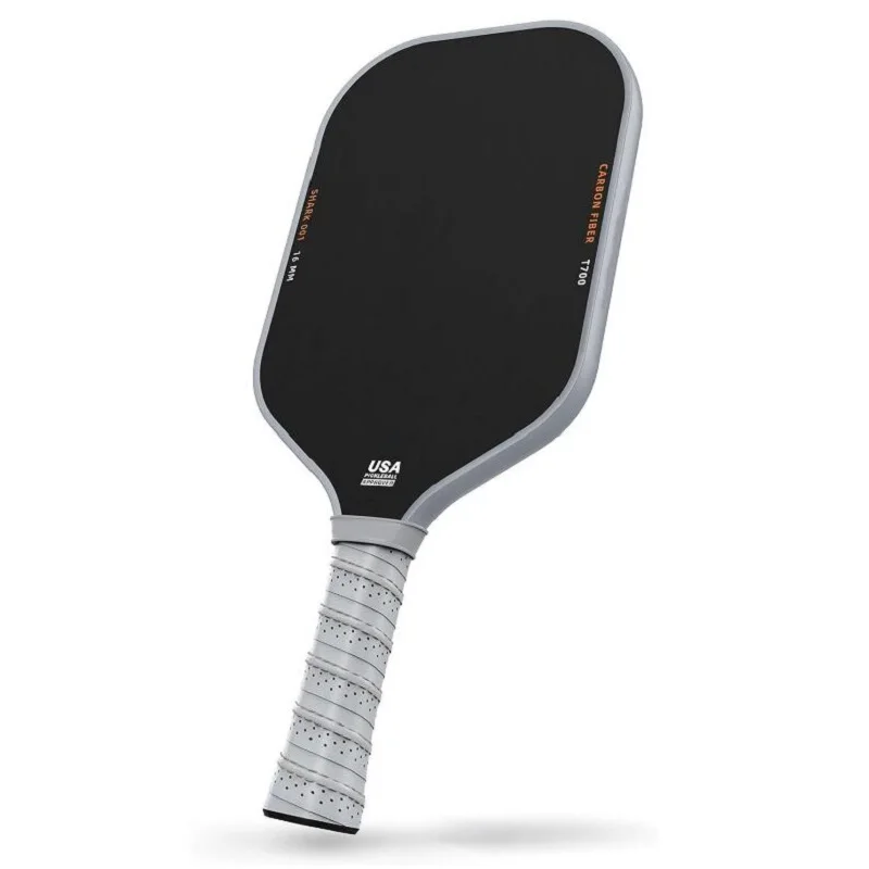 Pickleball Paddle Carbon Surface with High Grit & Spin USAPA Compliant Enhanced Power Sweet Spot T700 Raw Carbon Fiber Paddle