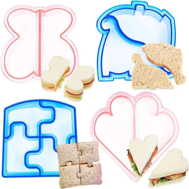 Creative Lunch DIY Bread Cutting and Splicing Graphic Sandwich Molds Toast Cutting
