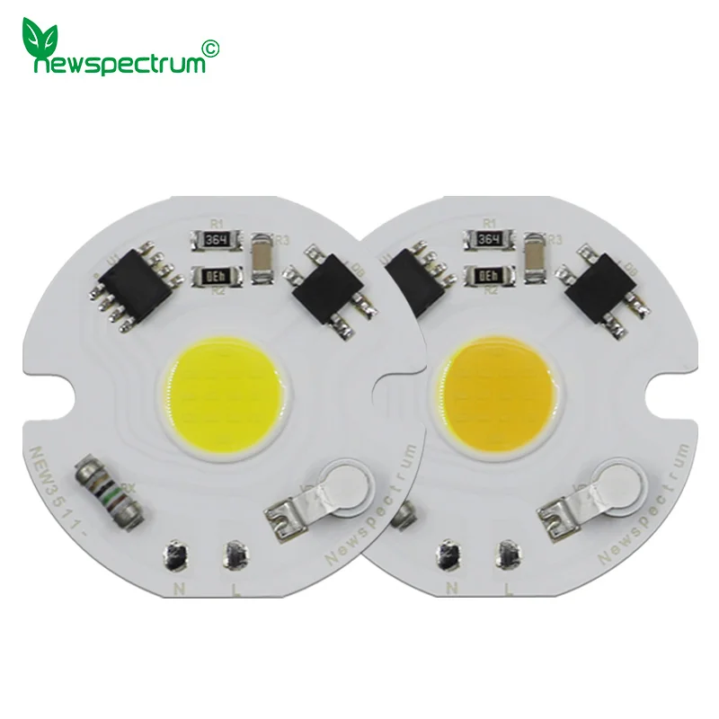 COB LED Chip Light Matrix AC 220V 3W 5W 7W 9W Intelligent IC Without Driver LED Bulb Floodlight Spotlight