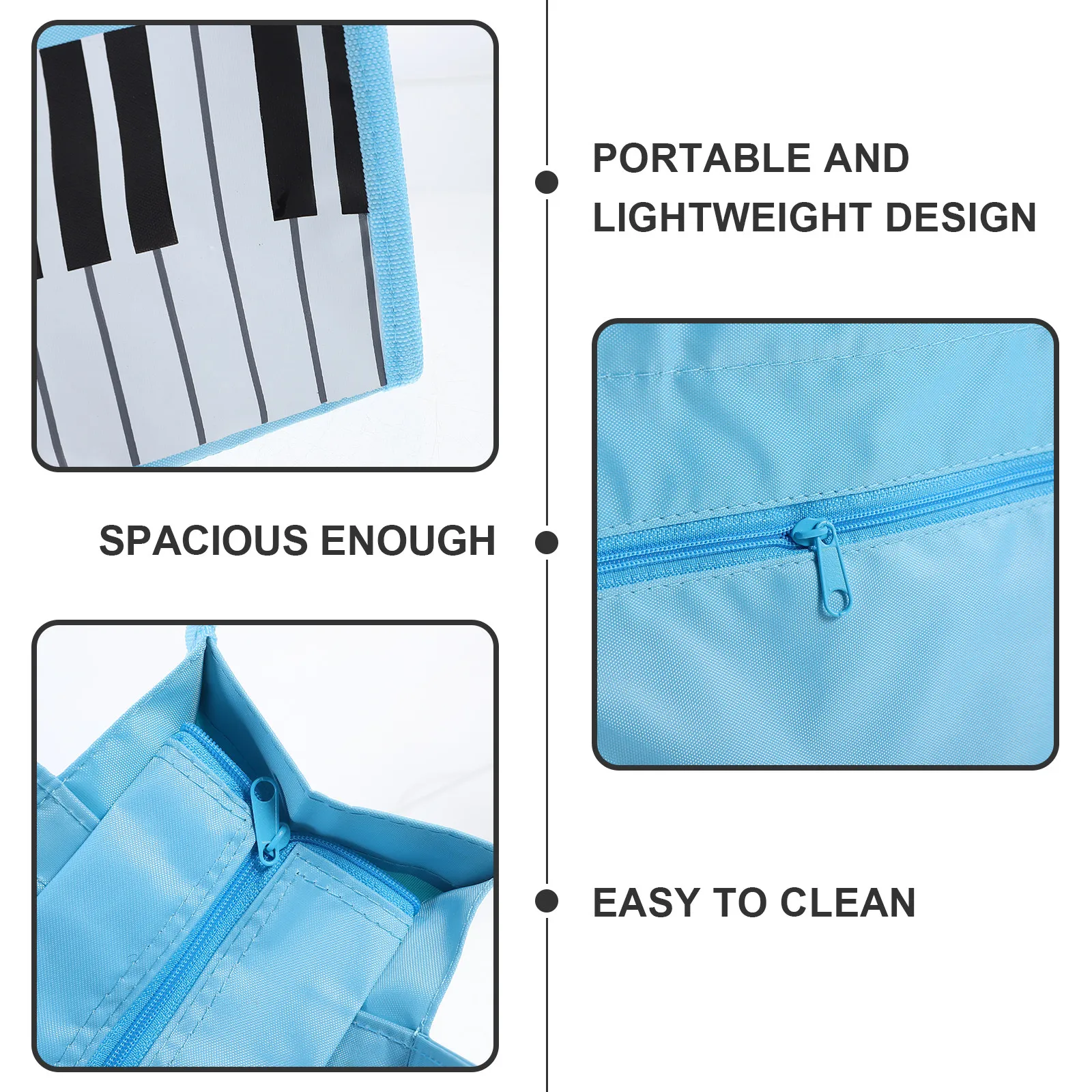 Muziekblok Handtas met Rits, S - Musical Instrument Book recensie en prijs
