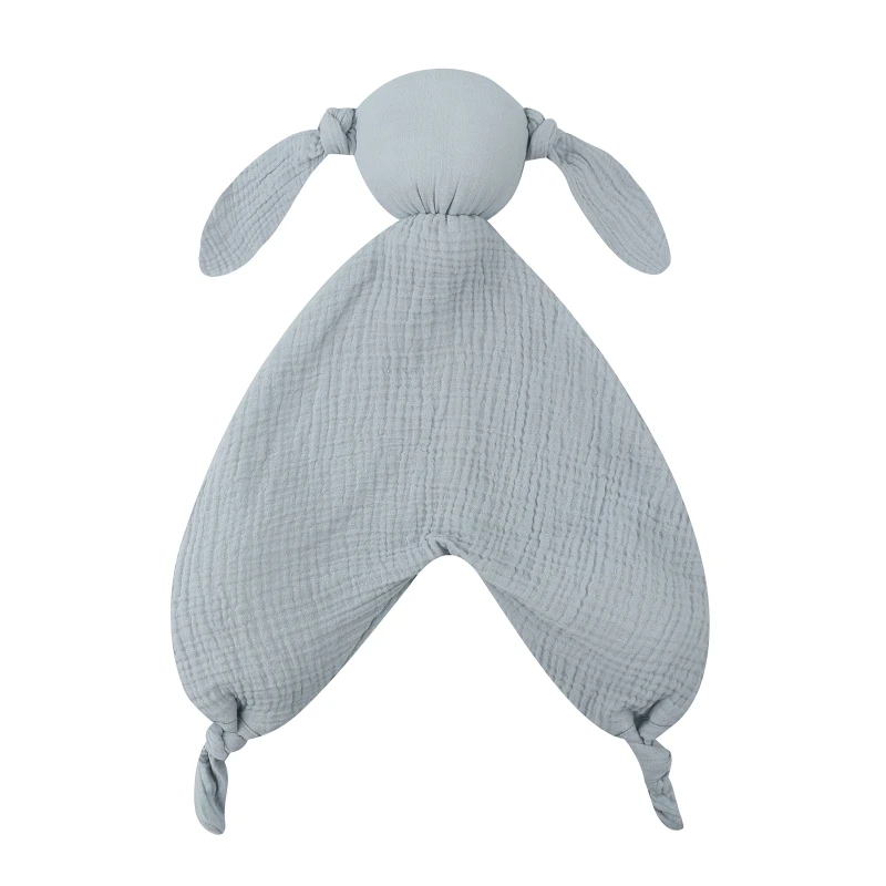 Manta de seguridad suave con babero de dentición para bebé - imagen 5