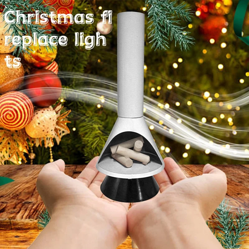 

Christmas Fireplace Lanterns Decorative Flame Effect LED Fire Lamp Battery Operated Portable Fireplace Indoor Outdoor