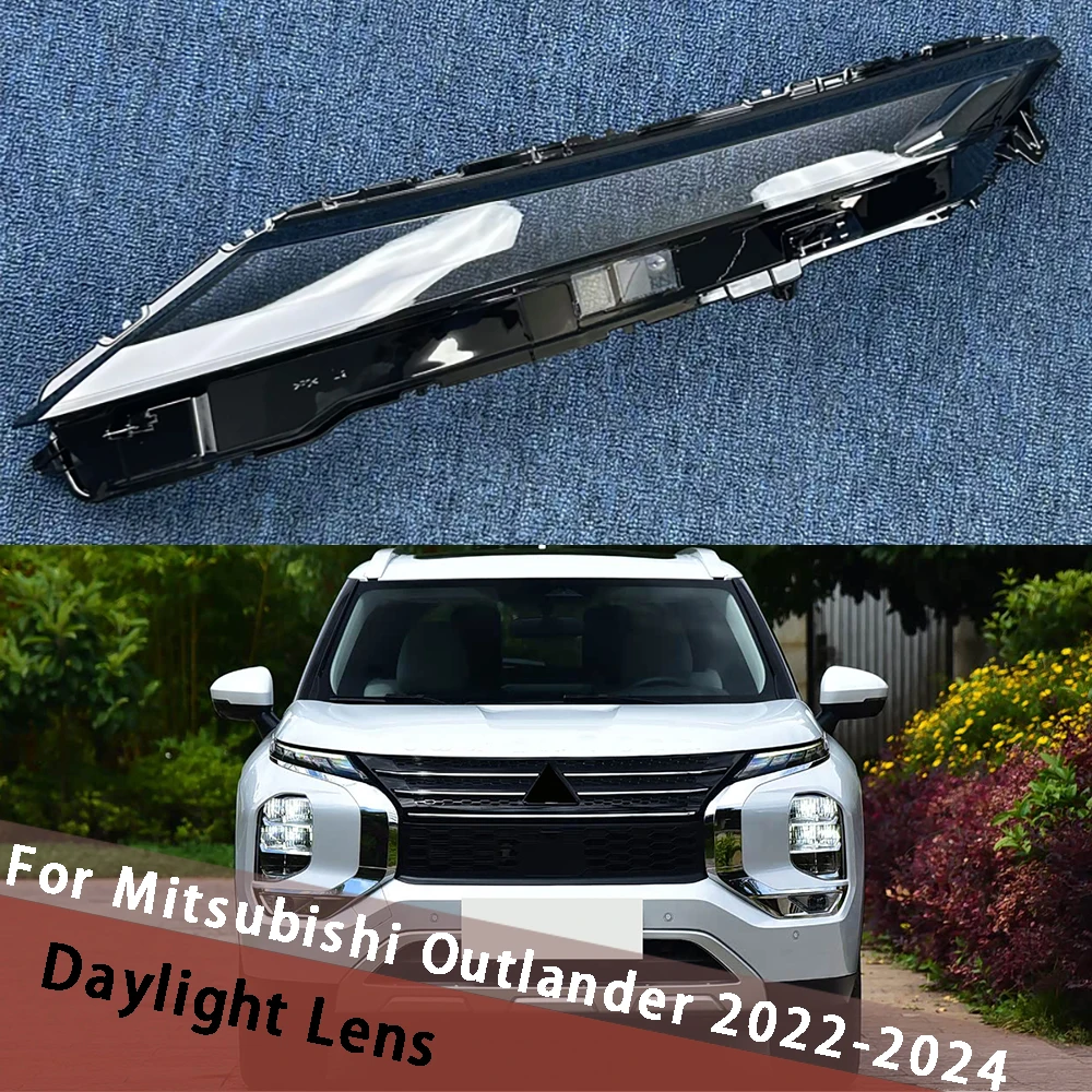 Für Mitsubishi Outlander 2022 2023 2024 Tageslichtabdeckung Klare Linse Tageslampengehäuse Ersatz für Original-Lampenschirm Tageslicht Plexiglas