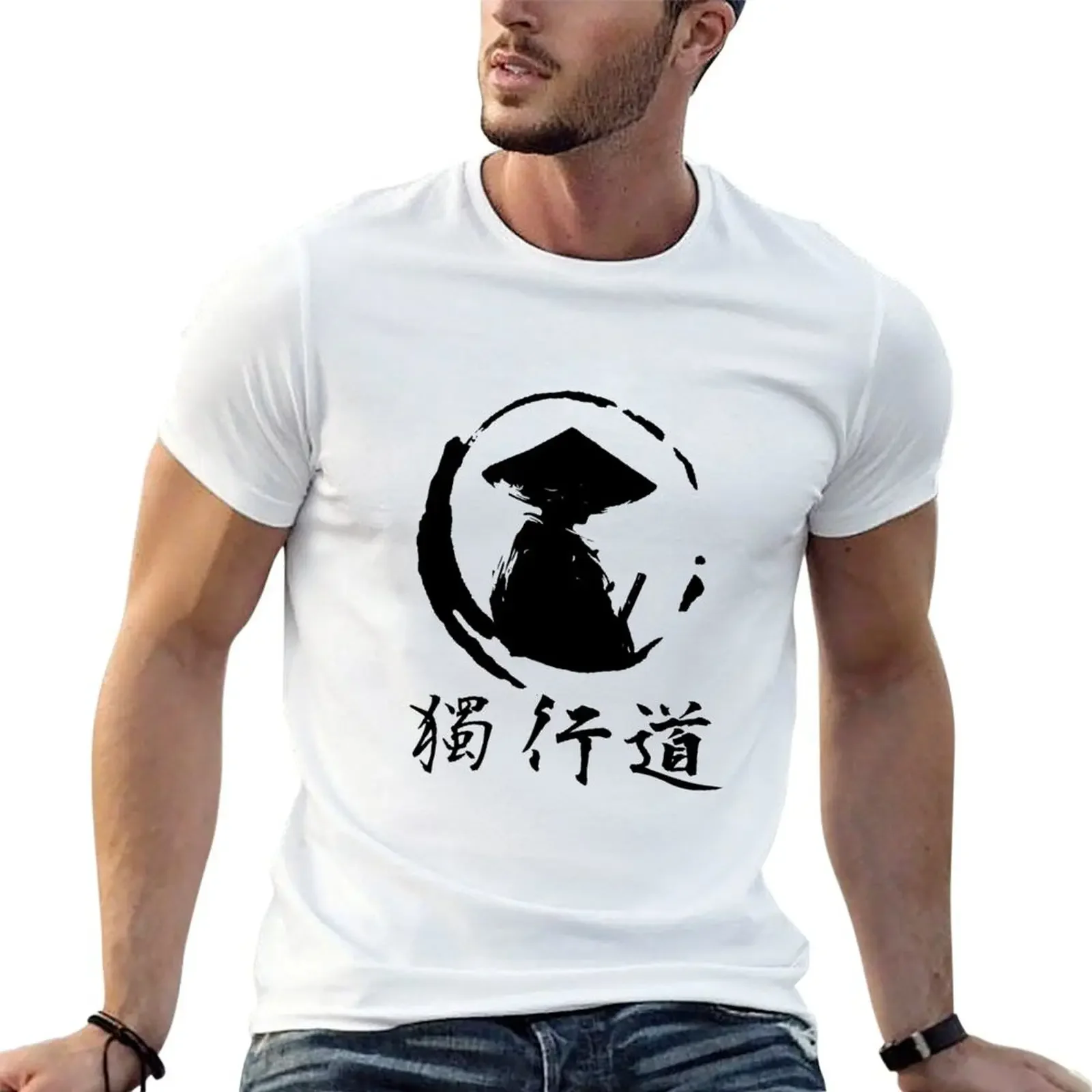 

DOKKODO T-Shirt cute tops tees cotton graphic tees shirts men