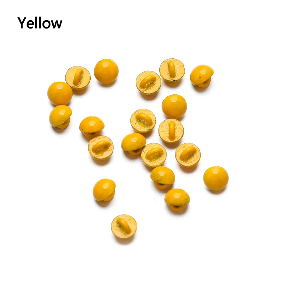 20pcs 10 Colors Mini Shoes Sewing Accessories  Mushroom Buttons 1/6 Dolls Clothing Belt Buckles Ultra-small Buckle