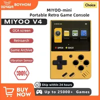 NEW MIYOO MINI V4 Portable Retro Handheld Game Console 2.8Inch IPS Screen Video Game Consoles Linux System Classic Game Emulator