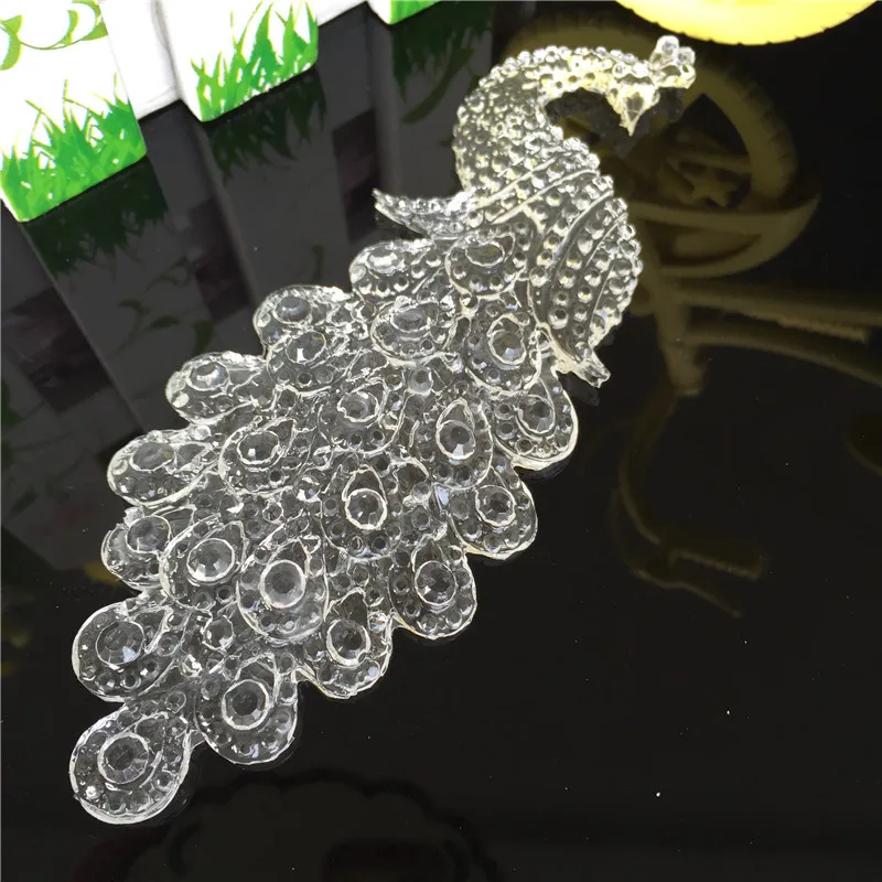 DIY Creative Peacock Jewelry Pendant Silicone Mold Gift Box Decorative Brooch Jewelry Making Tool Resin Dropping Mold