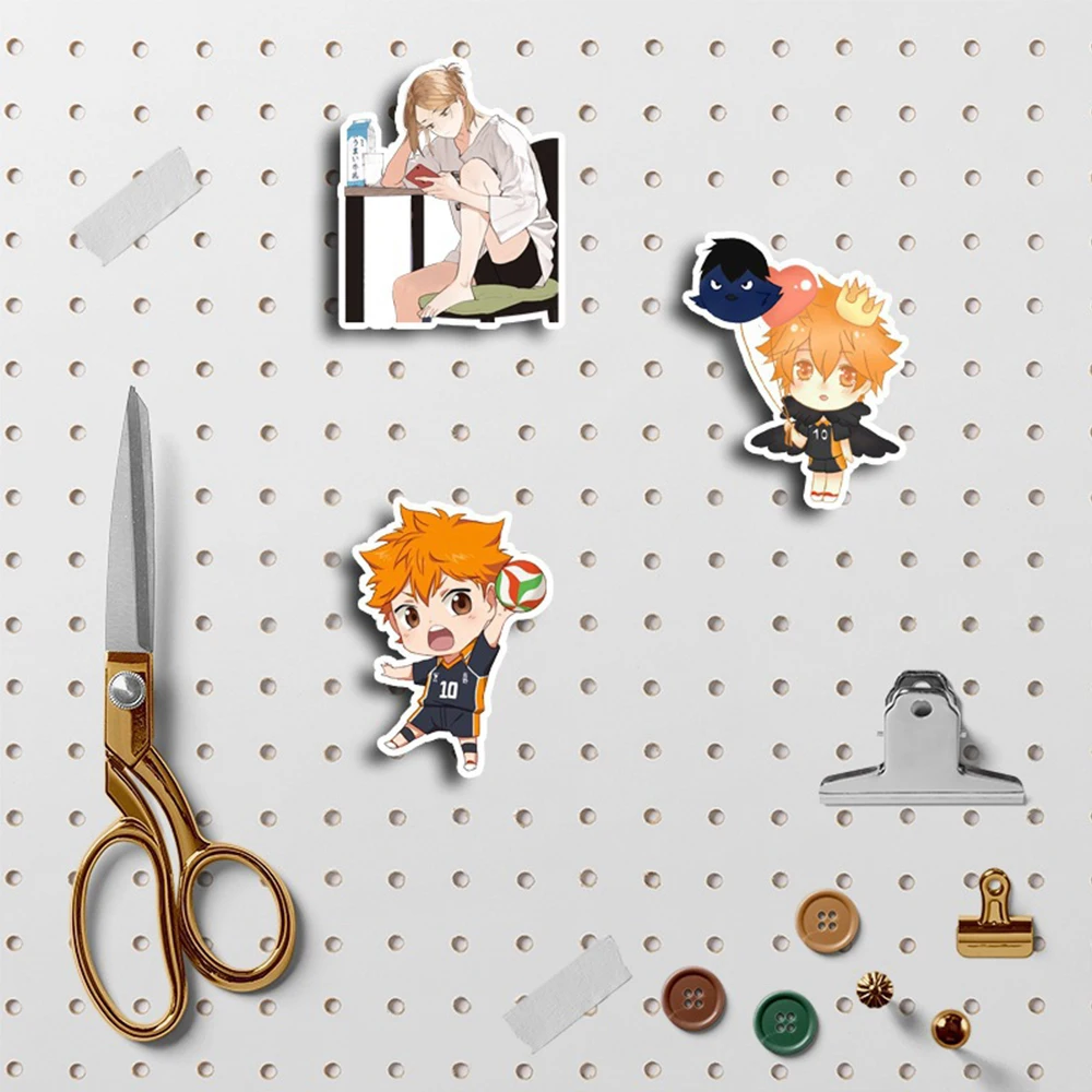 10/30/50/104pcs Volleyball Anime Haikyuu!! Stickers Cute Hinata Shoyo Cartoon Decals Phone Skateboard Suitcase Graffiti Sticker