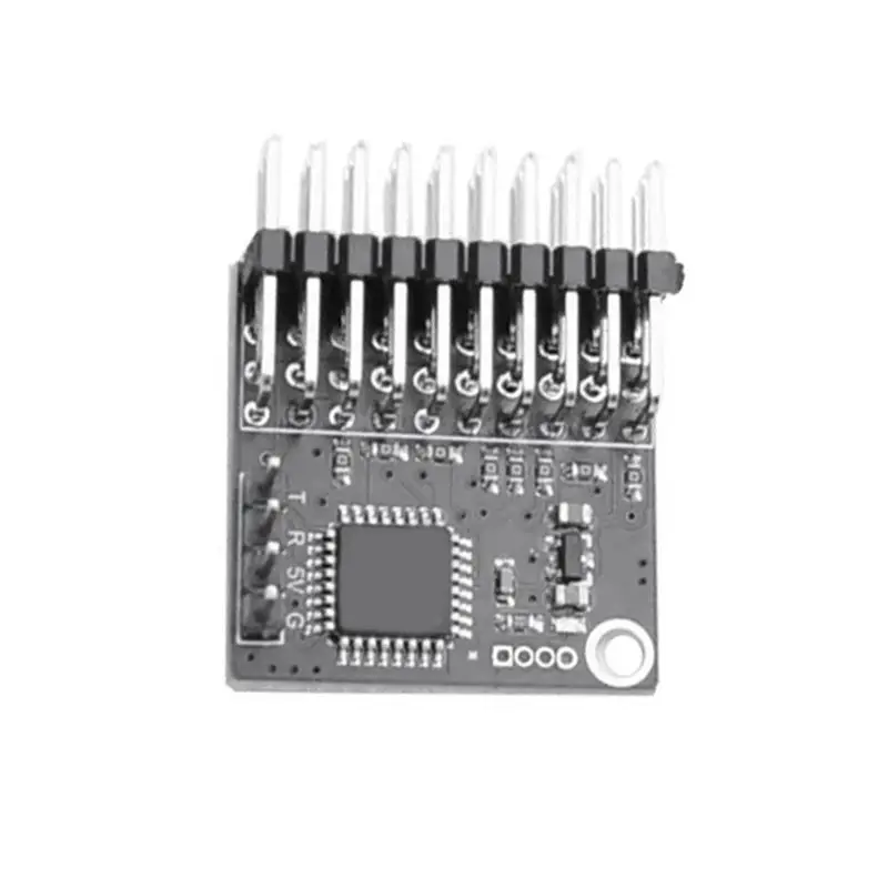 DT23 RC FPV Receiver Signal Conversion Module Automatic Protocol Convert for CRSF/SBUS/PPM 4-18V Wide Voltage Input for Drone