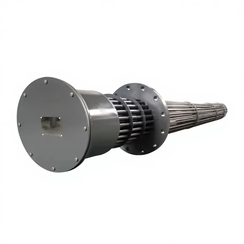 Custom Industrial Electric Stainless Steel 380V Pipeline Heater High Heat Exchange Efficiency Low Thermal Resistance Durable