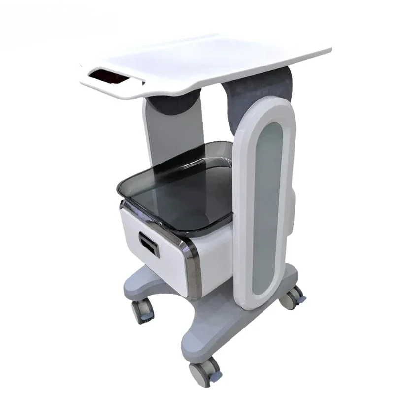 materials portable facial spa beauty salon machine beauty trolleys four wheels two drawers tool trolley hand carts