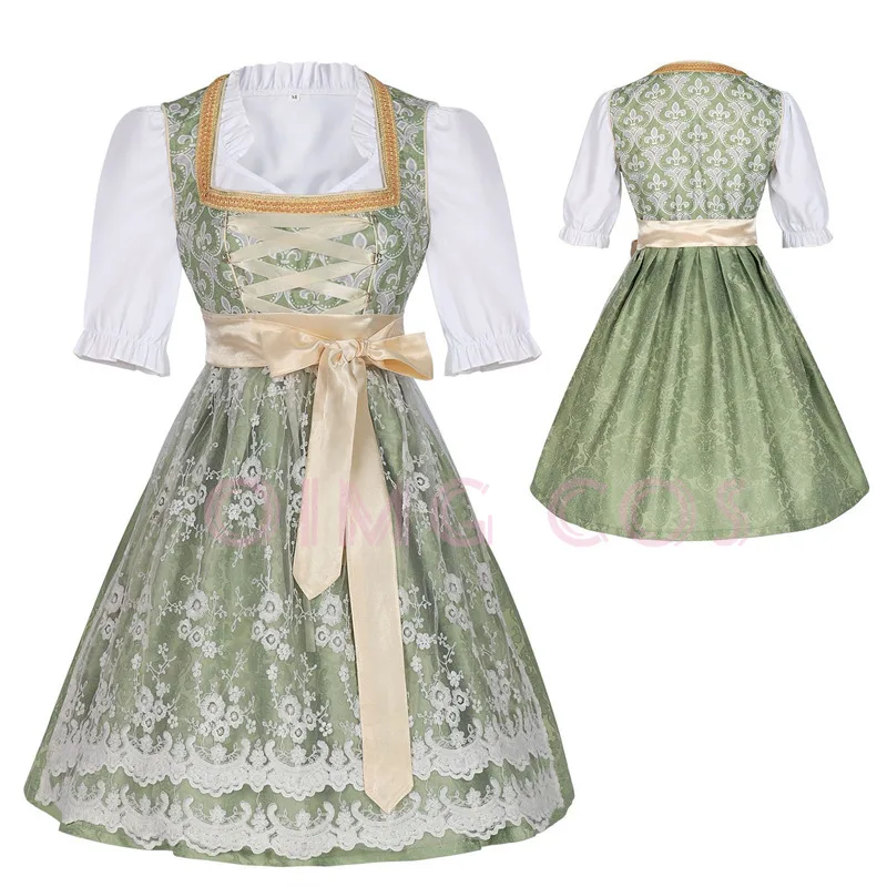 

Halloween party costume German beer festival costume suspender pants set Bavarian women's clothing Dress