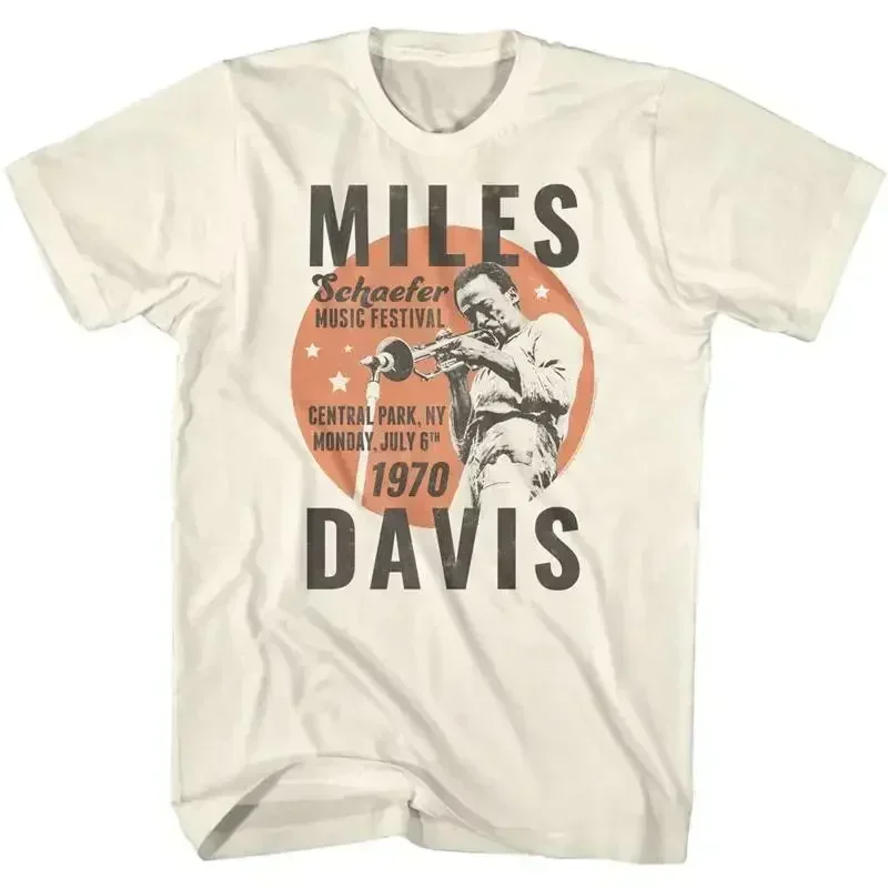 Miles Davis Eye Catching T Shirt Central Park 1970