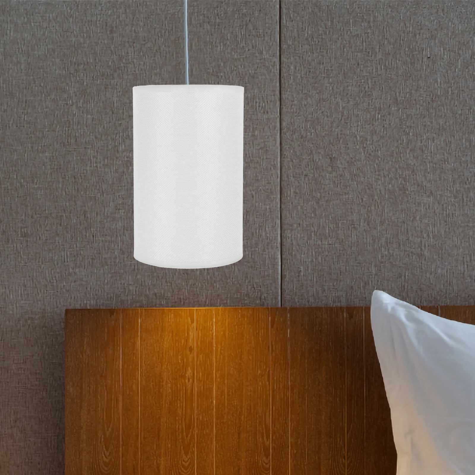 Lamps Fabric Lampshade Holder Hotel Chimney Bulb Light Shell Cover Lantern