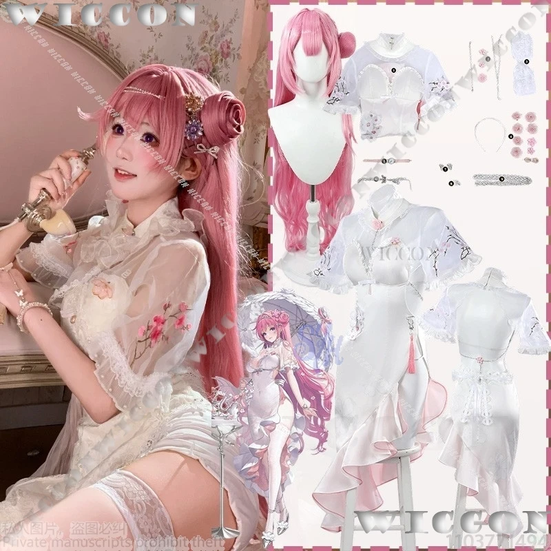 dorothy-jeu-deesse-de-la-victoire-nikke-cosplay-vetements-sexy-dentelle-blanche-cheongsam-qipao-robe-belle-lolita-halloween-carnaval